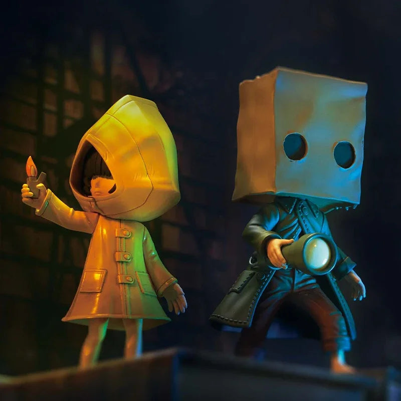 6cm Little Nightmares Nomes Six Anime Game Figure Little Nightmares II Mono Action Figure Adult Collectible Model Doll Toys Gift