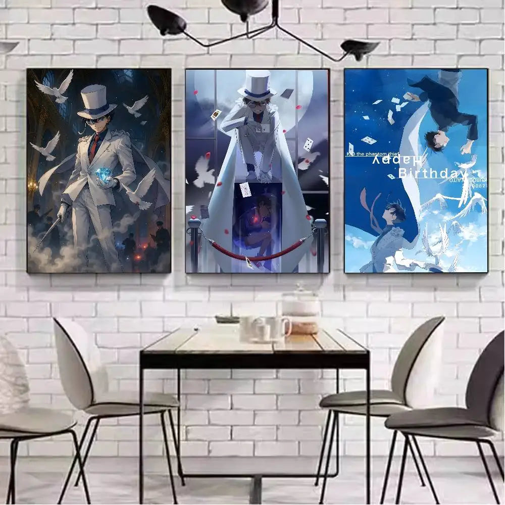 KT-Detective Conan J-Jason Kidd Poster Canvas Painting Poster With Prints Home Bedroom Living Room Decoration Gift