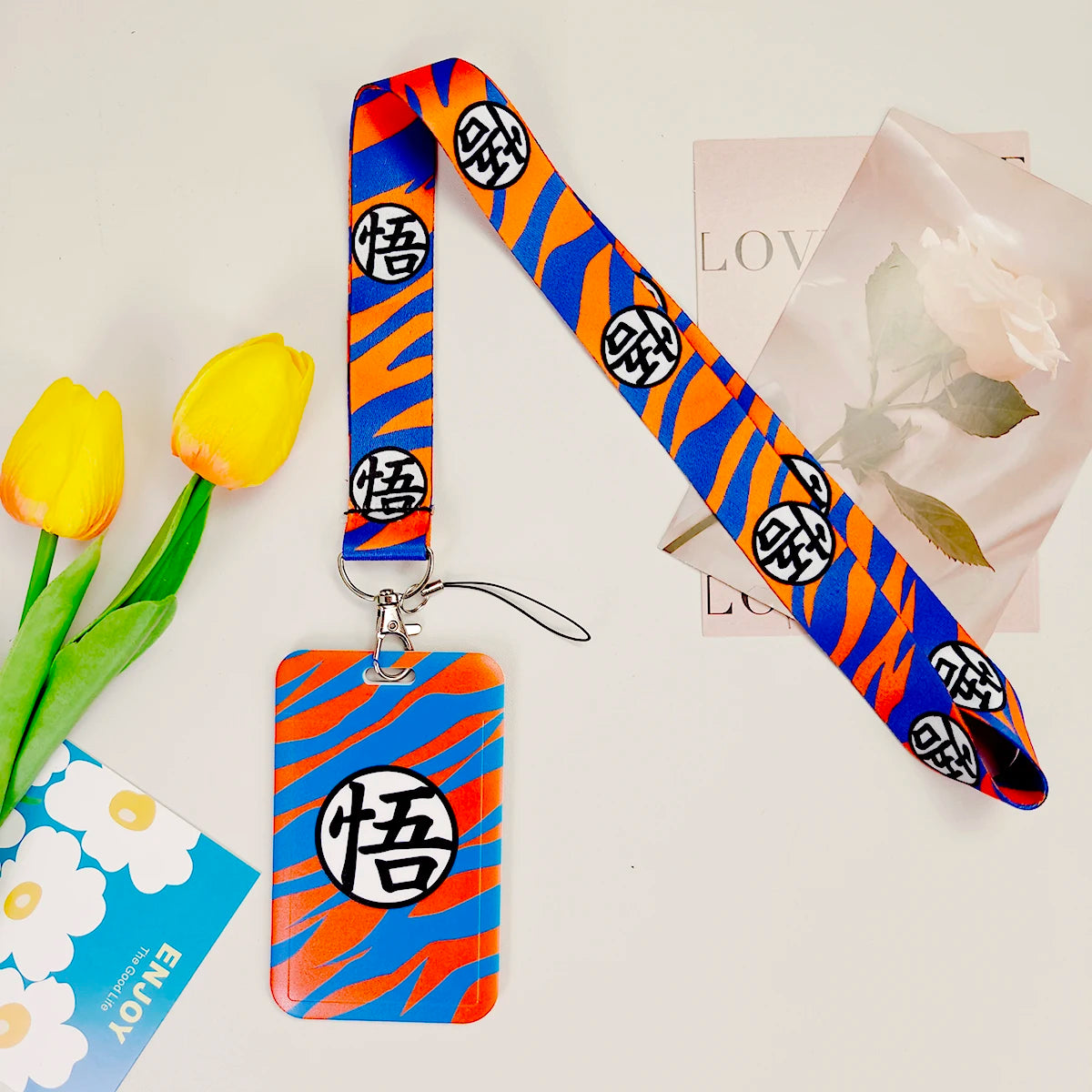Dragon Ball Credential Holder Japanese Anime Lanyards for Key Neck Strap For Card Badge Gym Keychain Keyring Accessories Gifts