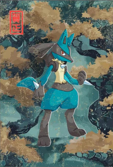 P-Pokemon Japanese Anime Canvas Painting Kawaii Elf Pets HD Poster Retro Bar Noodle Room Living Room Home Mural Decor Kids Gifts