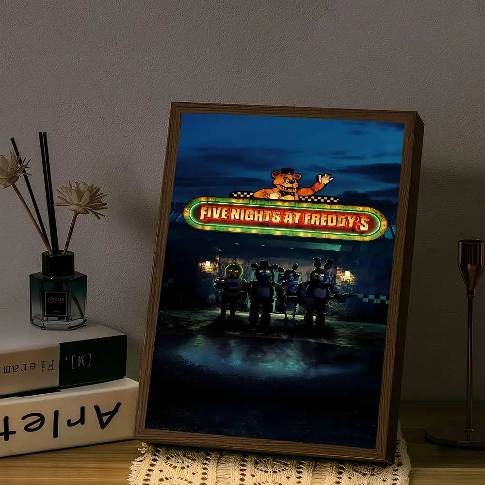 Fnaf Five Nights At Freddy's M DIY Sticky Poster Fancy Wall Sticker For Living Room Bar Decoration Wall Decor