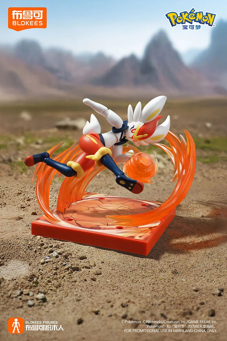 BLOKEES Original POKEMON Ceruledge Charizard Snorlax Scyther Lucario Greninja Meowscarada Building Blocks Action Figure Toy Gift