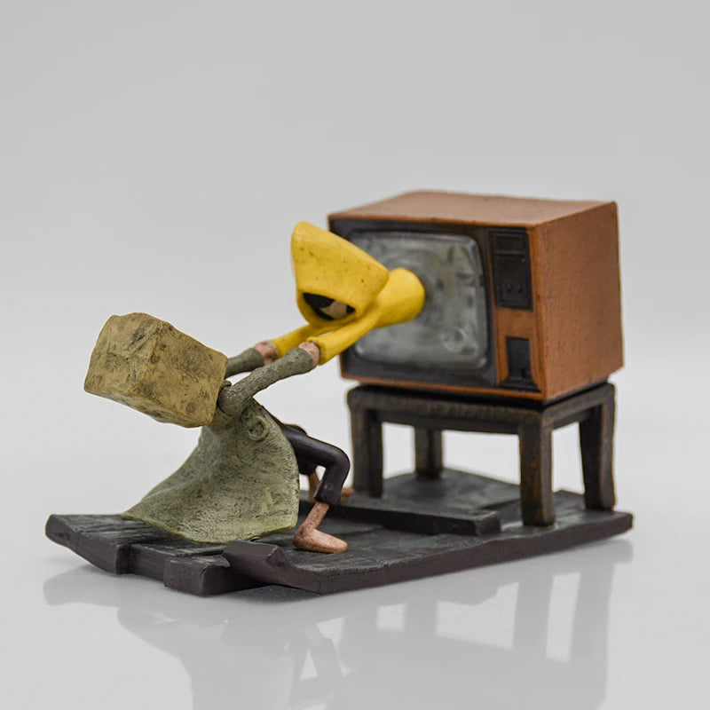 6cm Little Nightmares Nomes Six Anime Game Figure Little Nightmares II Mono Action Figure Adult Collectible Model Doll Toys Gift