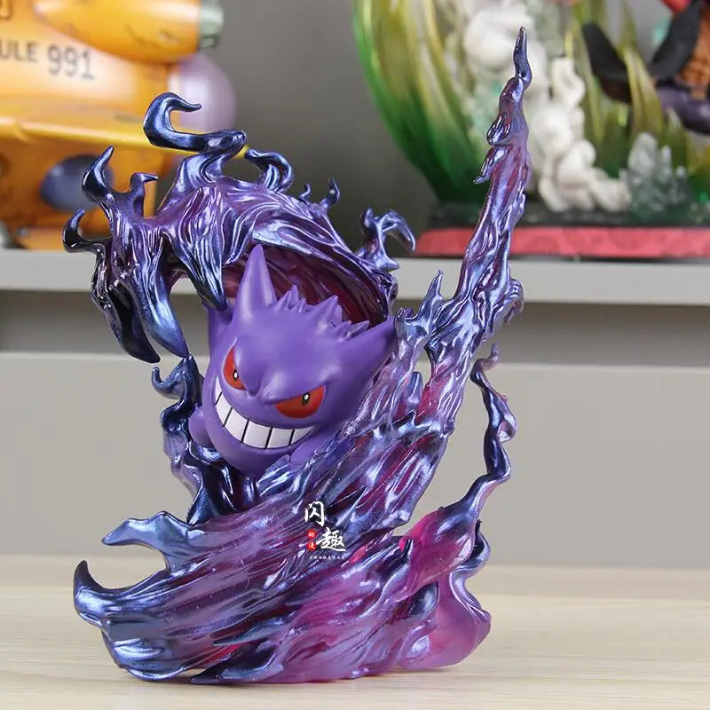 In Stock 18cm Anime Pokemon Gengar Ghost Claw Action Figure Game Statue Pvc Collectible Kawaii Model Gifts Dolls Kids Toys