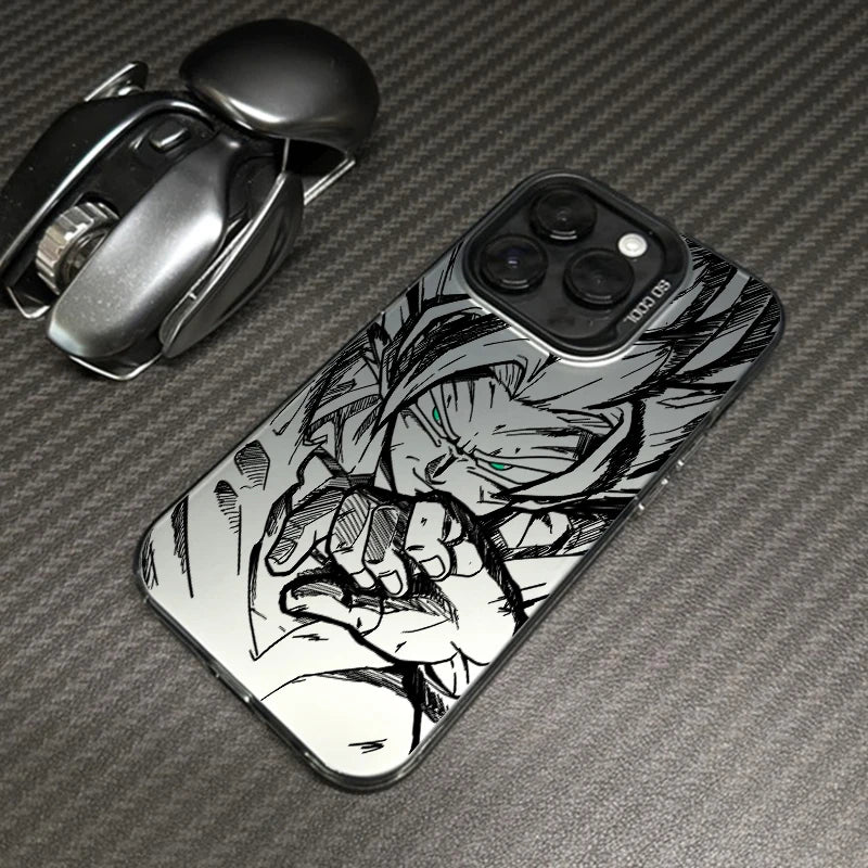 Comics Saiyan Phone Case For D-Dragons Balls iPhone 16 15 14 13 12 11 mini Pro Max X XR XSMAX 8 7 Plus Anti Fall Matte Cover