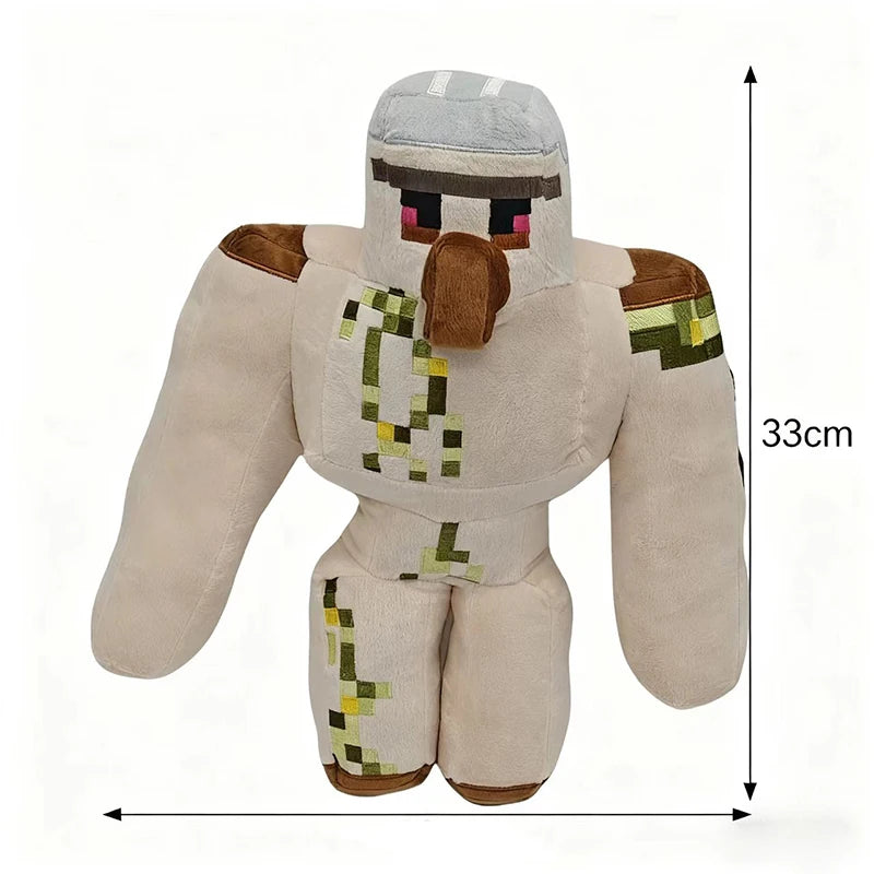 33cm Game Iron Golem Plush Doll Toy Soft Stuffed anime figure Collection Doll gift