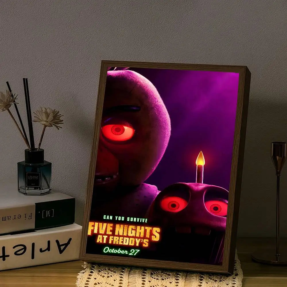 Fnaf Five Nights At Freddy's M DIY Sticky Poster Fancy Wall Sticker For Living Room Bar Decoration Wall Decor