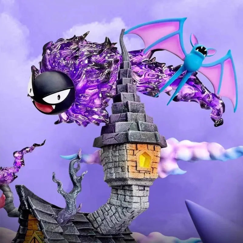 32 سم/12.6 بوصة أنمي بوكيمون مجسم جينجار إيفولوشن فاميلي دلو مجسمات متحركة من البولي فينيل كلوريد مجموعة مجسمات ألعاب هدايا