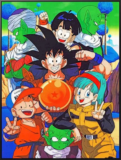 Japanese Anime Canvas Painting Dragon Ball Z Goku Cartoon Posters Print Mural Pictures Wall Art Children's Room Home Decor Gifts