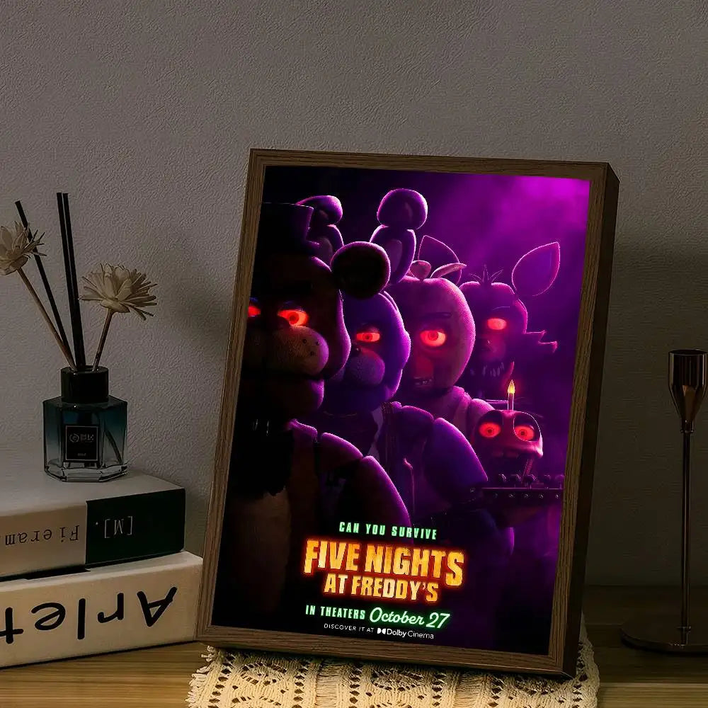 Fnaf Five Nights At Freddy's M DIY Sticky Poster Fancy Wall Sticker For Living Room Bar Decoration Wall Decor
