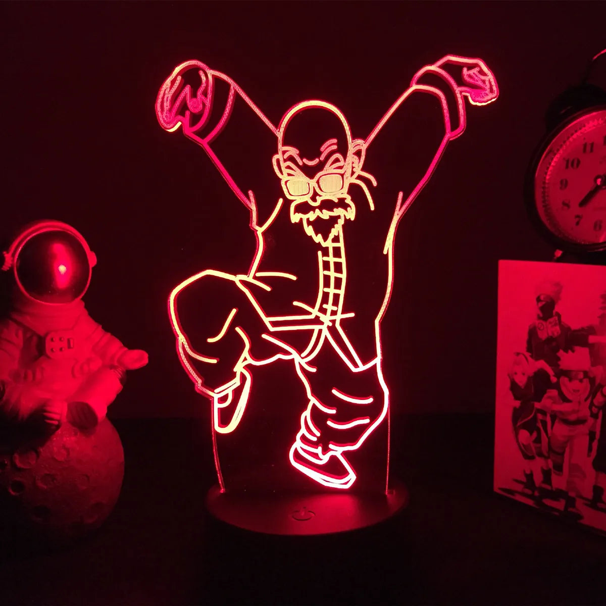 Anime Dragon Ball Lamp Led Acrylic Stand Super Saiyan Goku Figure For  Child Bedroom Decor Nightlight Cool Kids Birthday Gift