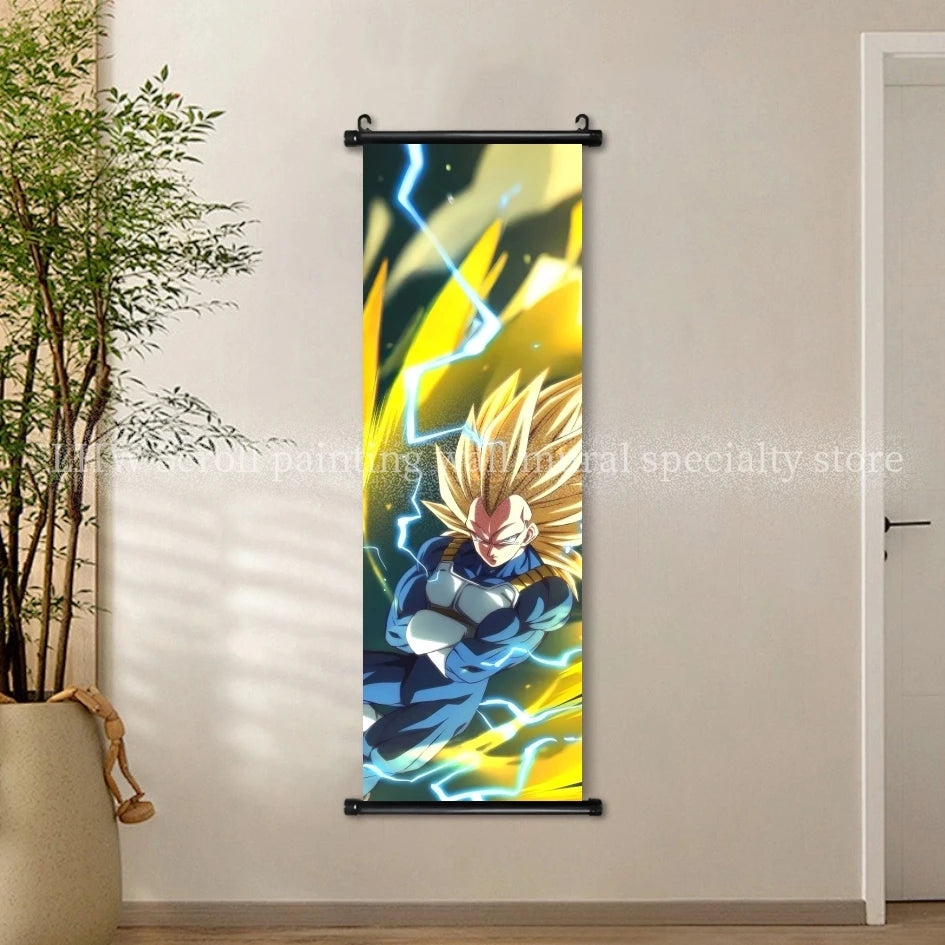 Anime Dragon Ball AI Poster HD Micro Spray Scroll Hanging Painting Living Room Esports Room Background Decoration