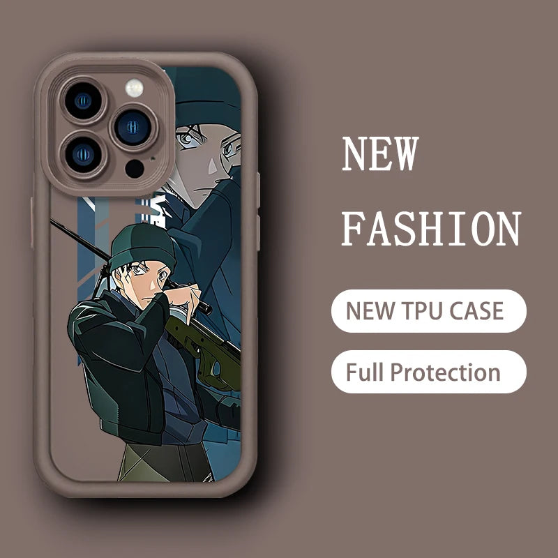 New Detectives Conans KIDs Phone Case For Samsung Galaxy A16 A06 A35 A55 A25 A05s A15 A54 A34 A24 A14 A05 4G 5G Soft TPU Cover