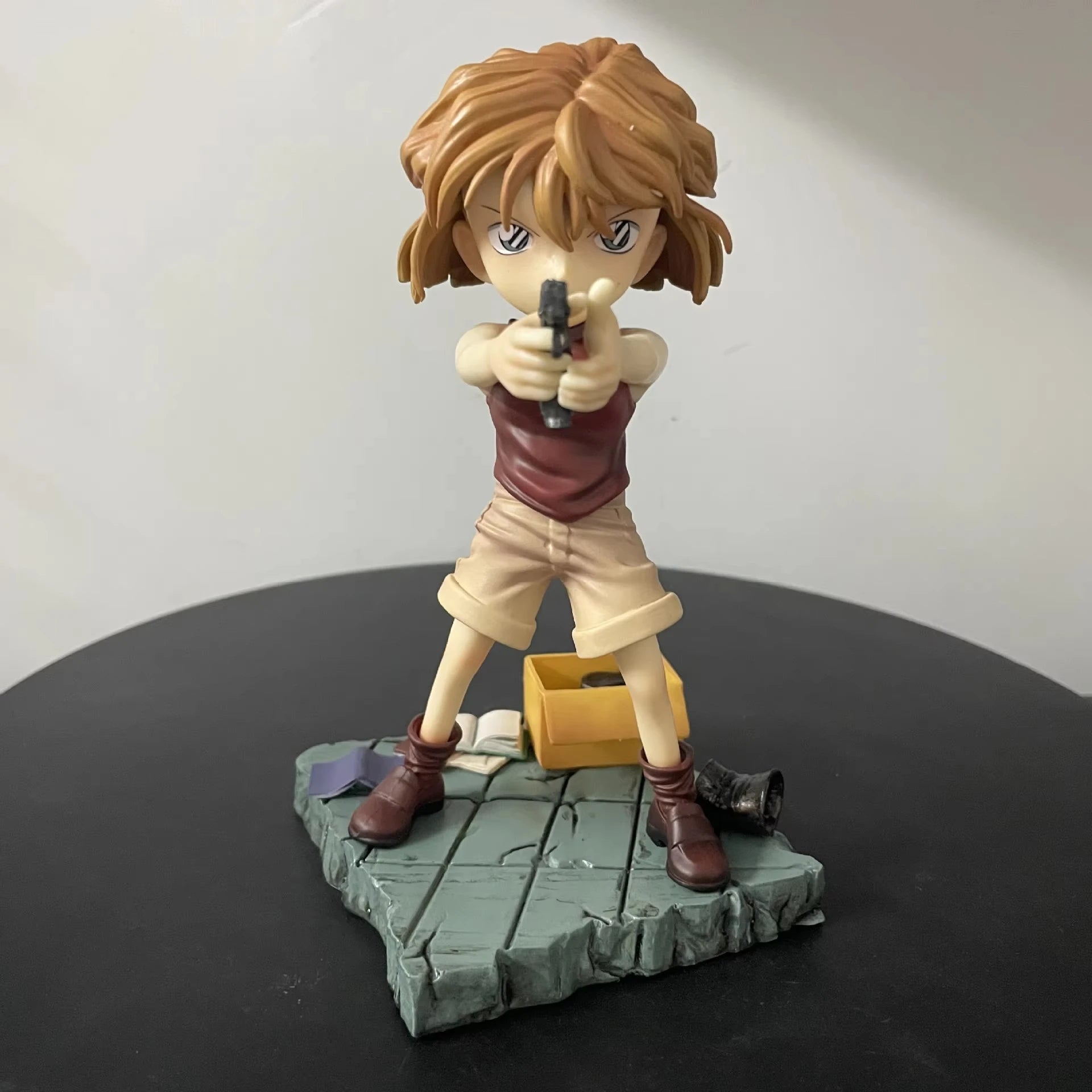 Detective Conan Kudou Shinichi And Conan Edogawa Aim Anime Figure Model Statue Collection Desktop Decoration Ornament Toys Gifts