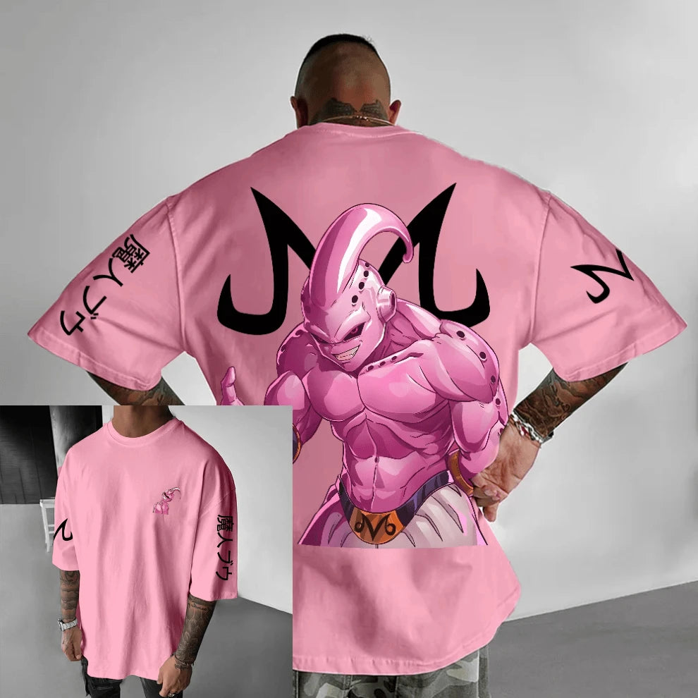 Summer Y2k Dragon Ball Oversized Men's T-Shirts Women's Cotton Short Sleeve Tee Casual Streetwear Unisex Tops Anime Inspired