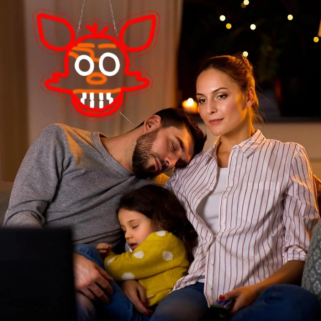 foxy Neon Signs LED Neon Light Sign Light Up Neon Signs Wall Decor for Game Room Man Cave Bar Decor Store Club Bistro