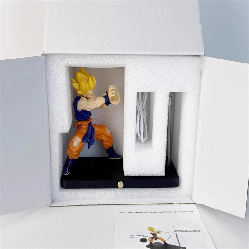Anime characters DRAGON BALL Z Son Goku model lamp Super Saiyan one figure boy toy gift collection ornaments
