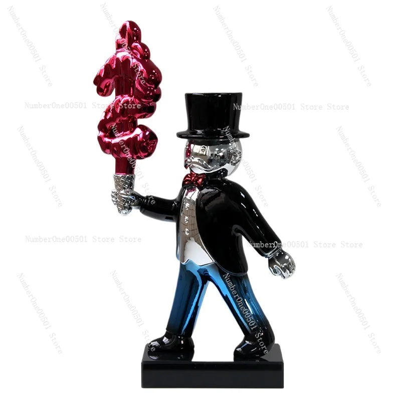 Modern Minimalist Ceramic Duck Figurine Creative Cartoon Decor for Living Room Model Home Office Desk