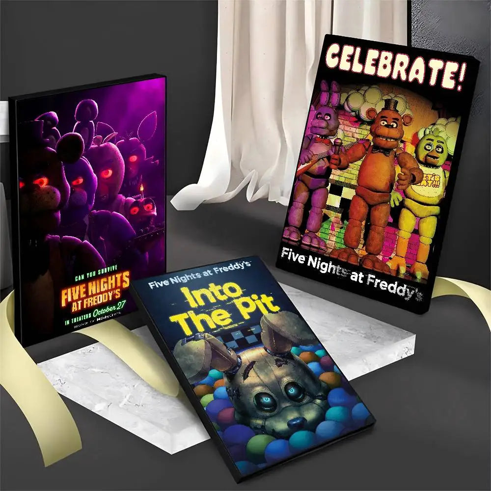 Fnaf Five Nights At Freddy's M DIY Sticky Poster Fancy Wall Sticker For Living Room Bar Decoration Wall Decor