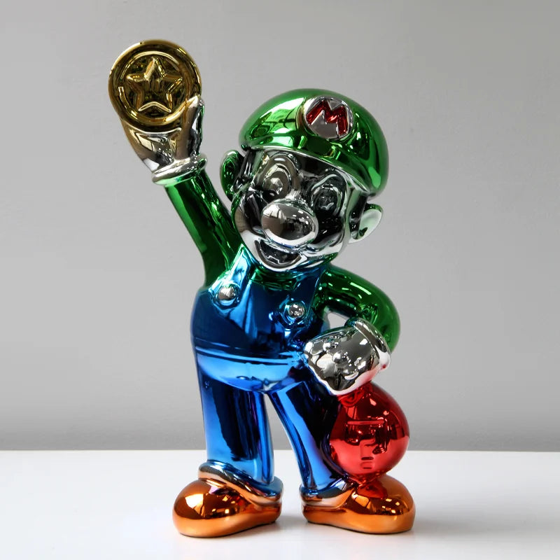 Modern Minimalist Ceramic Duck Figurine Creative Cartoon Decor for Living Room Model Home Office Desk