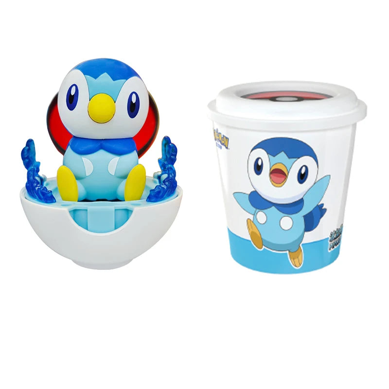 Pokemon Figure Bulbasaur Eevee Charmander Squirtle Pikachu Piplup Cubone Mimikyu Jigglypuff Poke Ball Pokeball Toy Ornament Doll