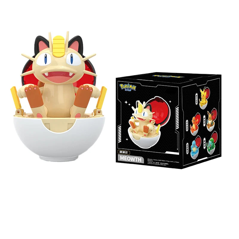 Pokemon Figure Bulbasaur Eevee Charmander Squirtle Pikachu Piplup Cubone Mimikyu Jigglypuff Poke Ball Pokeball Toy Ornament Doll