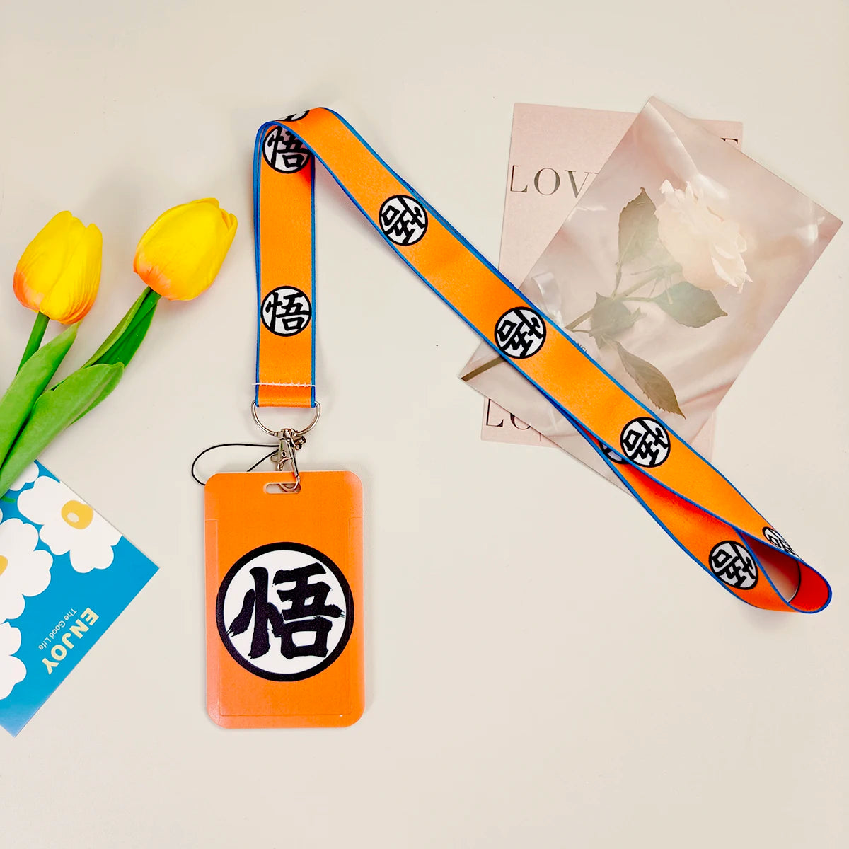 Dragon Ball Credential Holder Japanese Anime Lanyards for Key Neck Strap For Card Badge Gym Keychain Keyring Accessories Gifts