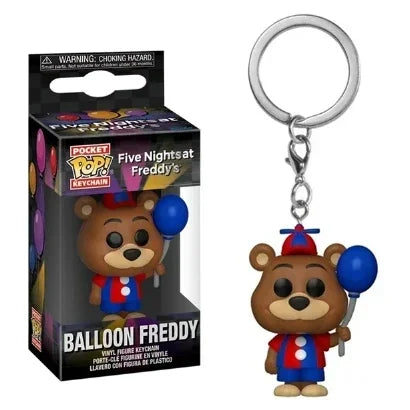 2025 New Arrival Funko Pocket Keychains High Score Chica Ballon Freddy VR.Freddy Ballon Foxy Bonnie Figure Model Toys for Gifts