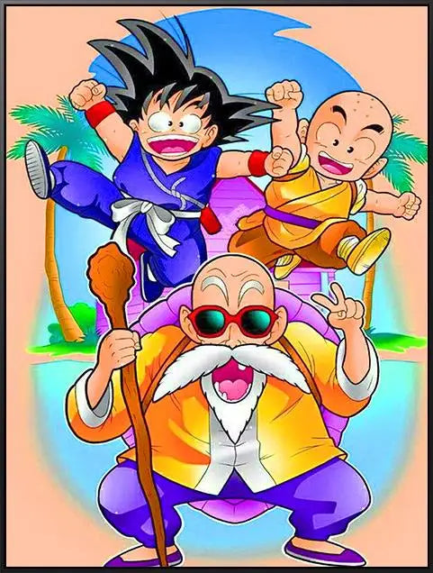Japanese Anime Canvas Painting Dragon Ball Z Goku Cartoon Posters Print Mural Pictures Wall Art Children's Room Home Decor Gifts