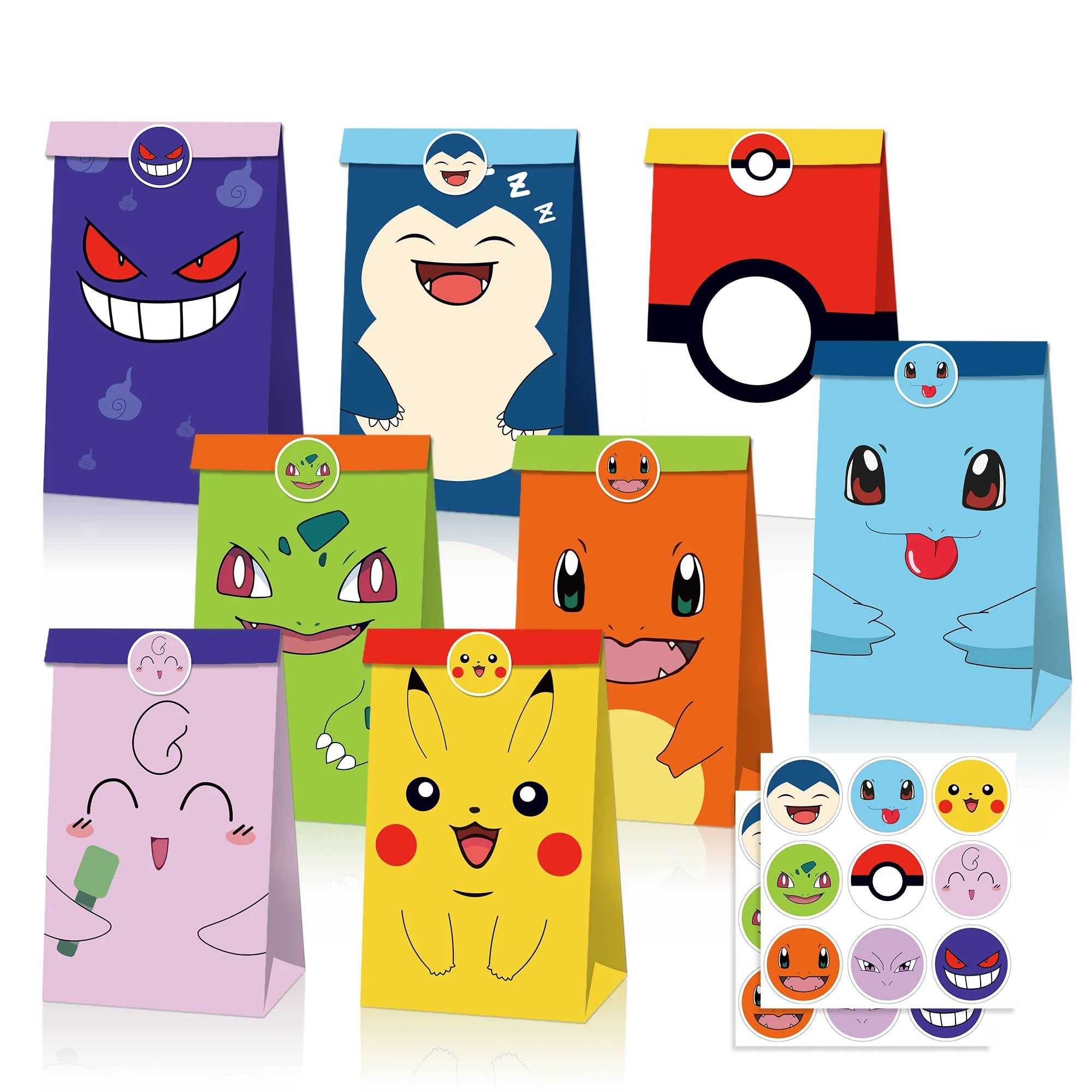 Pokemon Birthday Party Favors Pikachu Slap Bracelet Stamps Gifts Christmas Stocking Fillers Party Supplies Decoration Souvenirs