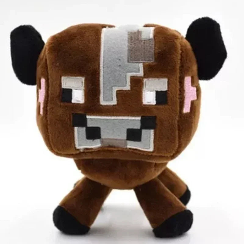 Multiple My World Game Toy Minecrafte Plush Stuffed Doll Sheep Pig Leopard Wolf Skeleton Shooter Pumpkin Snowman Bat Wholesale