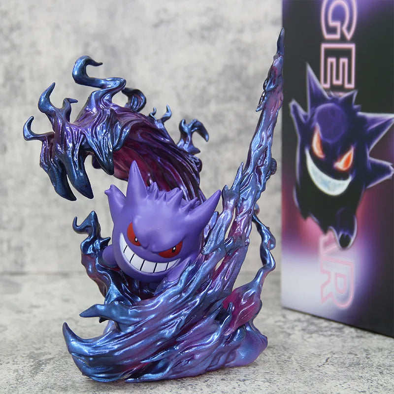 In Stock 18cm Anime Pokemon Gengar Ghost Claw Action Figure Game Statue Pvc Collectible Kawaii Model Gifts Dolls Kids Toys