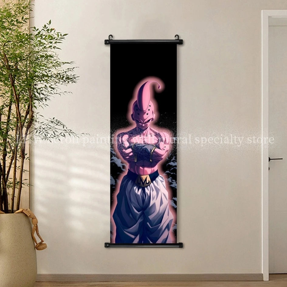Anime Dragon Ball AI Poster HD Micro Spray Scroll Hanging Painting Living Room Esports Room Background Decoration
