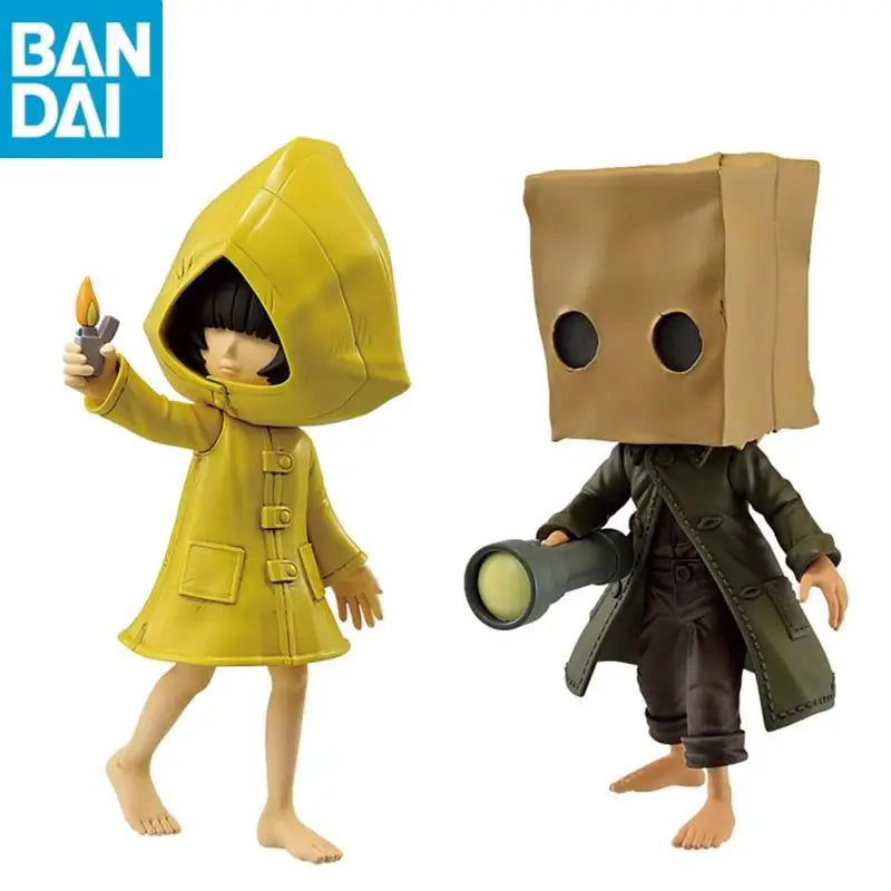 In Stock Original Genuine BANDAI NAMCO BANPRESTO  LITTLE NIGHTMARES mono and Six Collector Figurine Toys Figure model gift