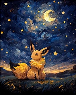 Pokemon Anime Canvas PaintingCharizard Pikachu Gengar Eevee Squirtle Poster Print Mural Picture Wall Art Home Decor Gift Cuadros