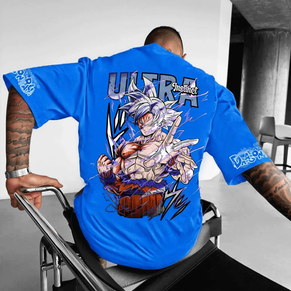 Summer Y2k Dragon Ball Oversized Men's T-Shirts Women's Cotton Short Sleeve Tee Casual Streetwear Unisex Tops Anime Inspired