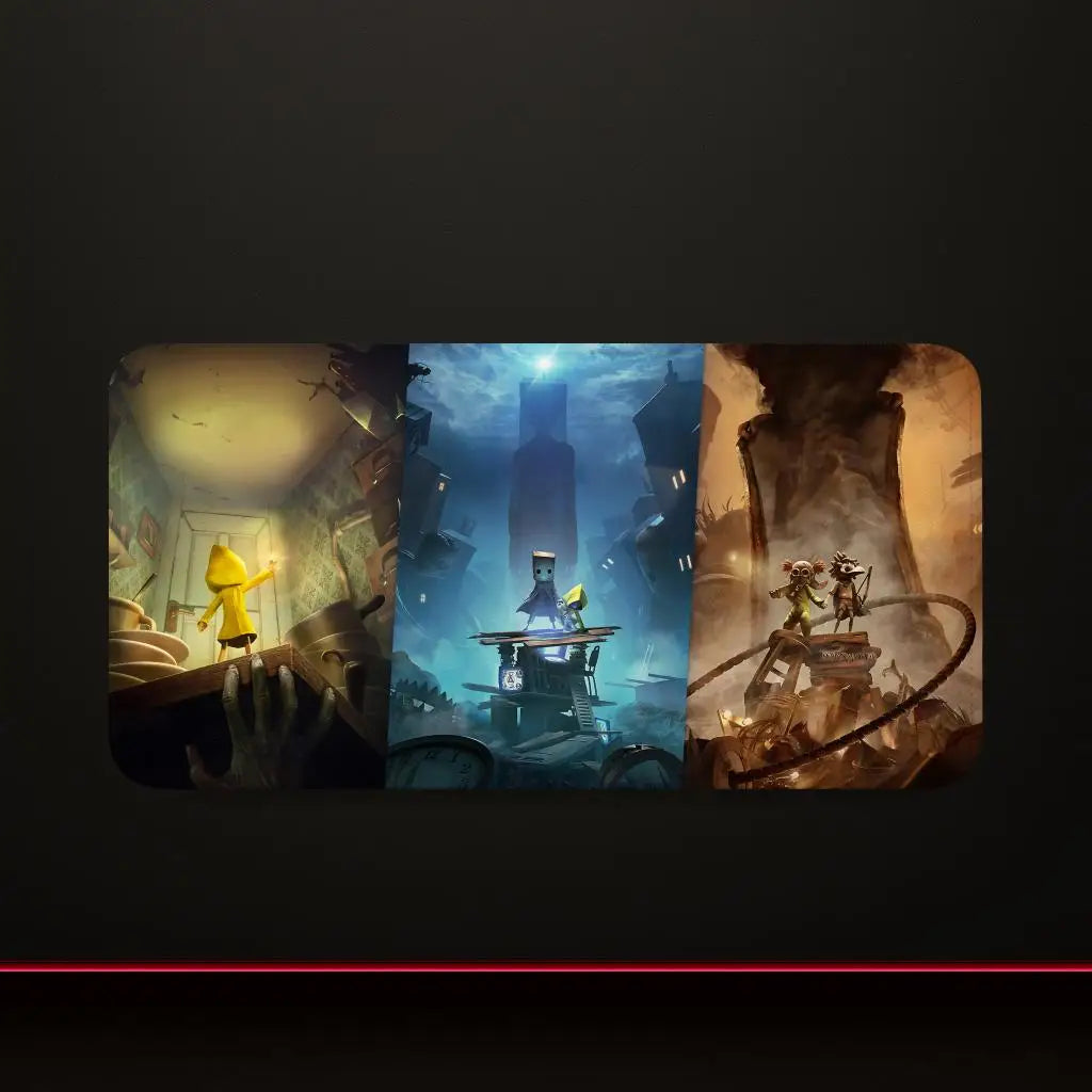 Little Nightmares 3 Mouse Pad Play Mat,Large XXL90x40cmx5mm,stitch Desk Mats,Gaming Accessories,PC Parts
