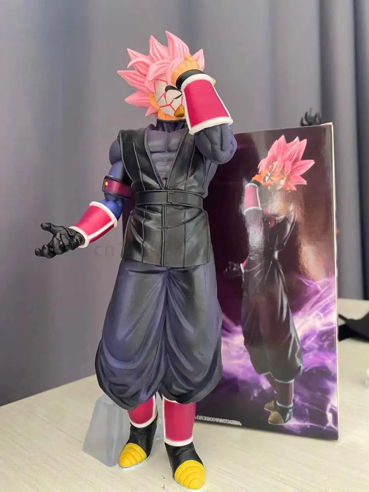 Super Dragon Ball Heroes Figure Zamasu Black Goku 25cm PVC Action Figures GK Statue Collection Model Toys for Children Gifts