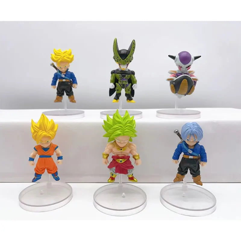 Dragon Ball Super Son Goku Vegeta Broly Buu Action Figure Dragon Ball Figure Set Anime Figurines Ultra Instinct Model Gifts Toys