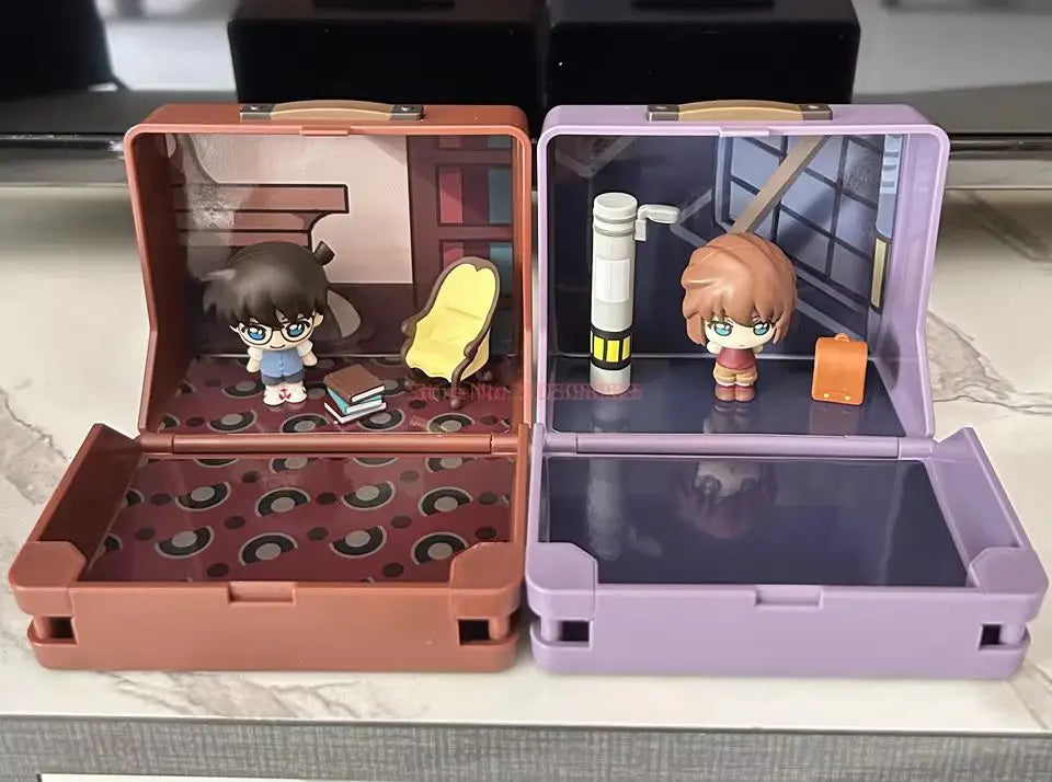 Original Detective Conan Mouri Ran Conan Kudou Shinichi Anita Hailey Anime Figures Action Figure Model Toys Christmas Gifts