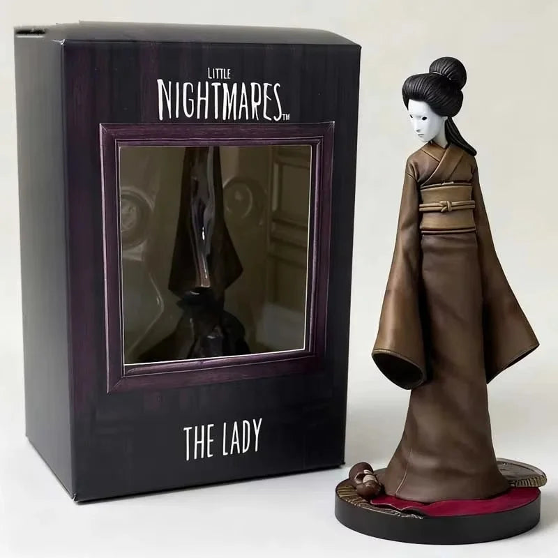 مجسم شخصية **The Lady Butcher** من لعبة **Little Nightmares** بتفاصيل عالية، مناسب لهواة تجميع مجسمات الألعاب وتزيين المكتب أو الرفوف، ويعد هدية مميزة لعشاق الألعاب والأنمي.