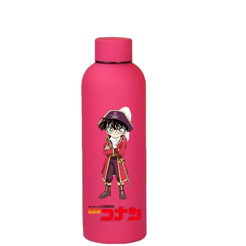 Detective Conan Vacuum Mug Student Sports Travel Water Bottle Rachel Moore Jimmy Kudo 316 Stainless Steel Cup Christmas Gift