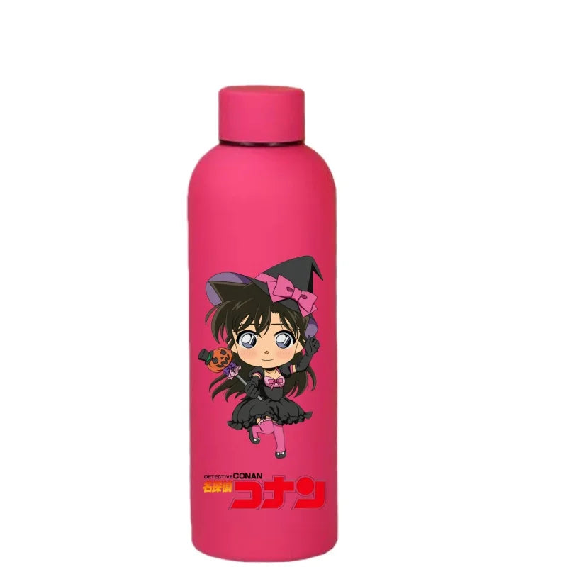 Detective Conan Vacuum Mug Student Sports Travel Water Bottle Rachel Moore Jimmy Kudo 316 Stainless Steel Cup Christmas Gift