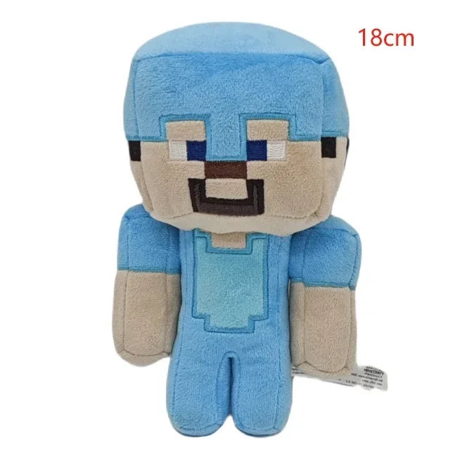 Multiple My World Game Toy Minecrafte Plush Stuffed Doll Sheep Pig Leopard Wolf Skeleton Shooter Pumpkin Snowman Bat Wholesale