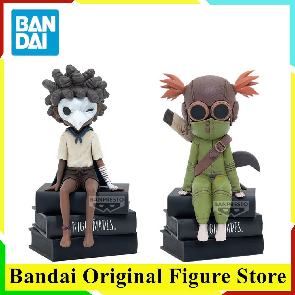 Original BANDAI Nome Six ALONE Low Anime LITTLE NIGHTMARES MONITOR TOP FIGURE vol.1 Action Figure Toys PVC Model Collection