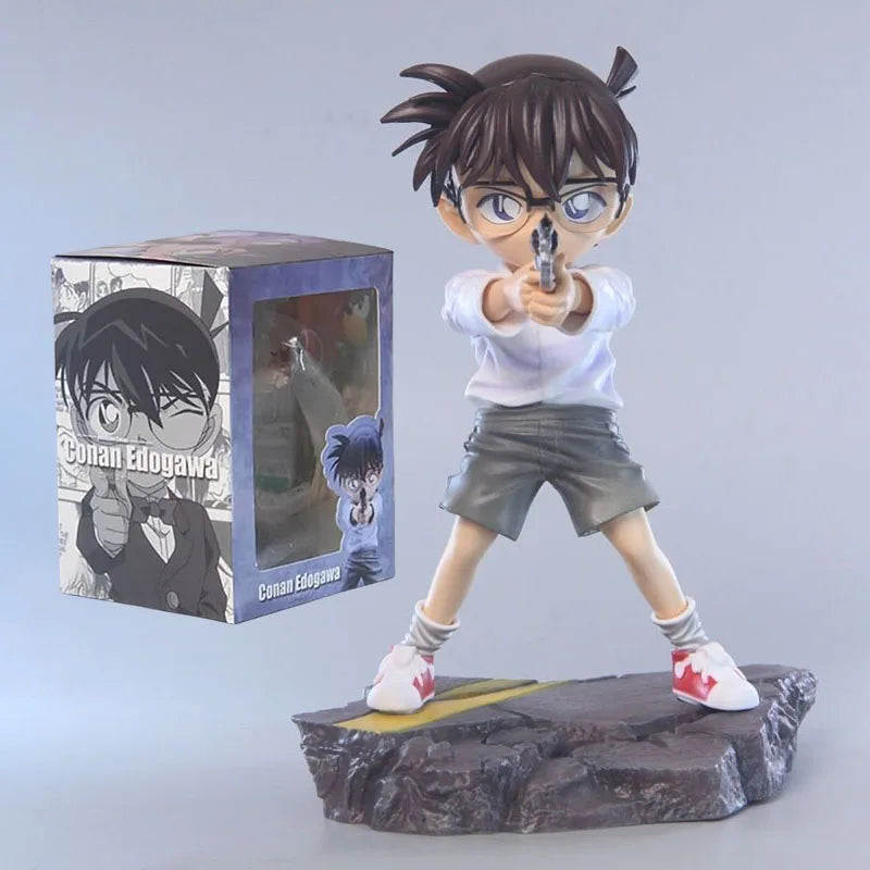 Conan Edogawa Mouri Kogorou Jimmy Kudo Model Richard Moore Action Figure Figuras Anime Peripheral Manga GK Statue Gift for Kids