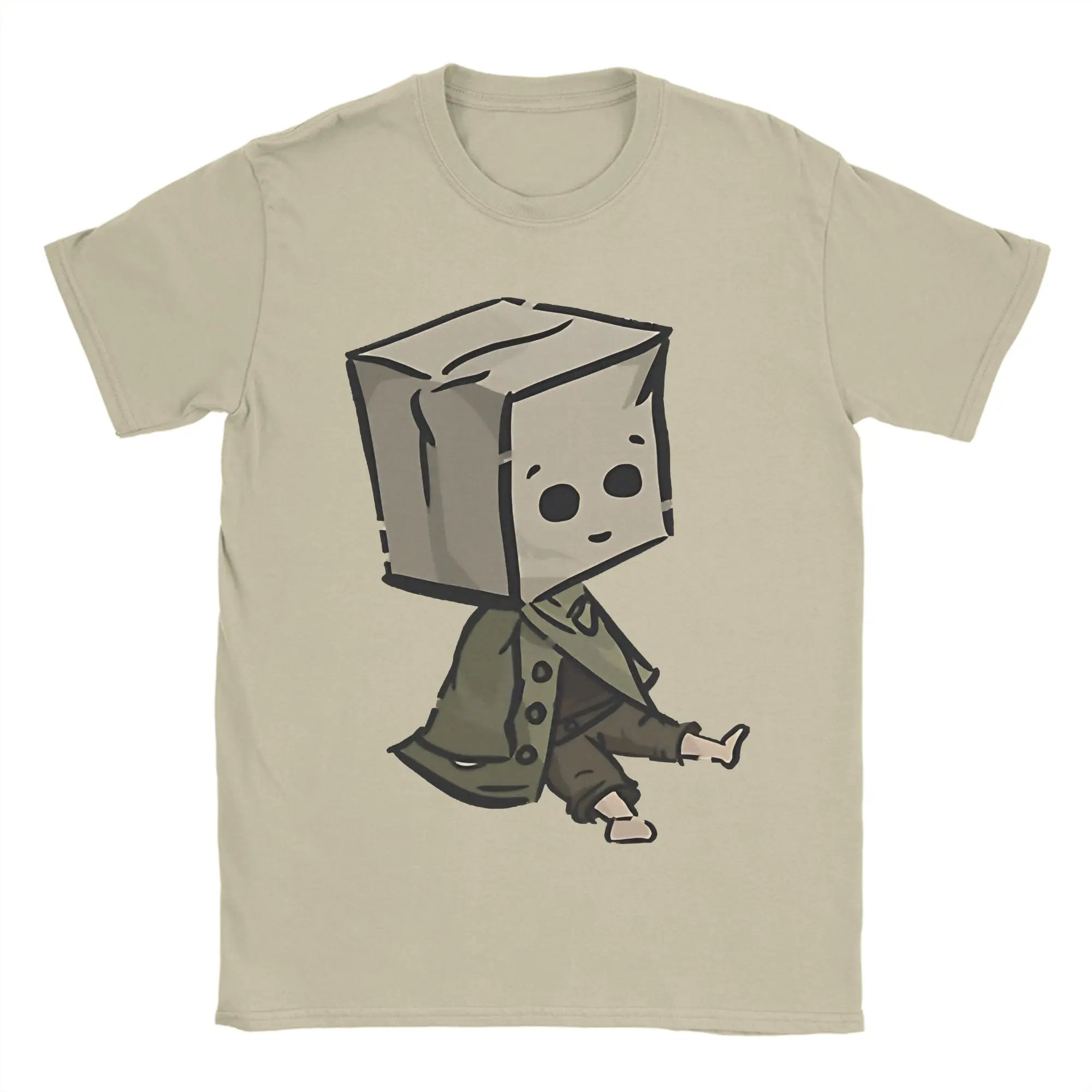 Mono Under the Moon Little Nightmares  T-Shirts Men Women 100% Cotton Tees Crew Neck Short Sleeve T Shirts Plus Size Tops