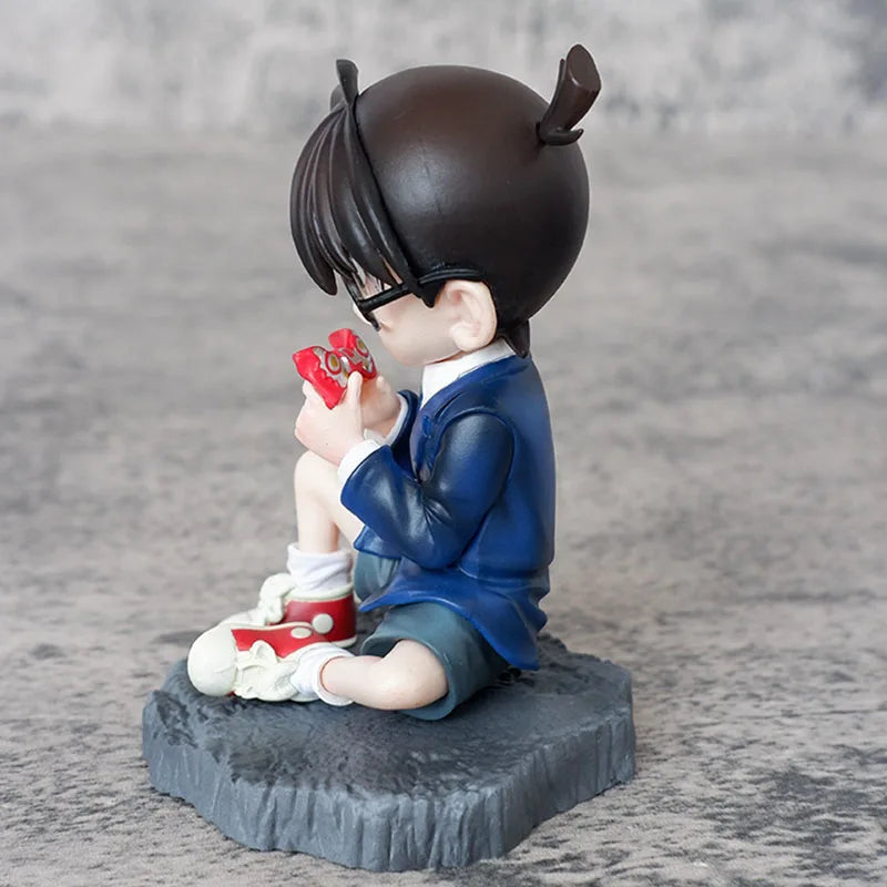 Conan Edogawa Mouri Kogorou Action Figure Richard Moore Figuras Anime Peripheral Manga GK Statue Model Ornament Gift for Kids