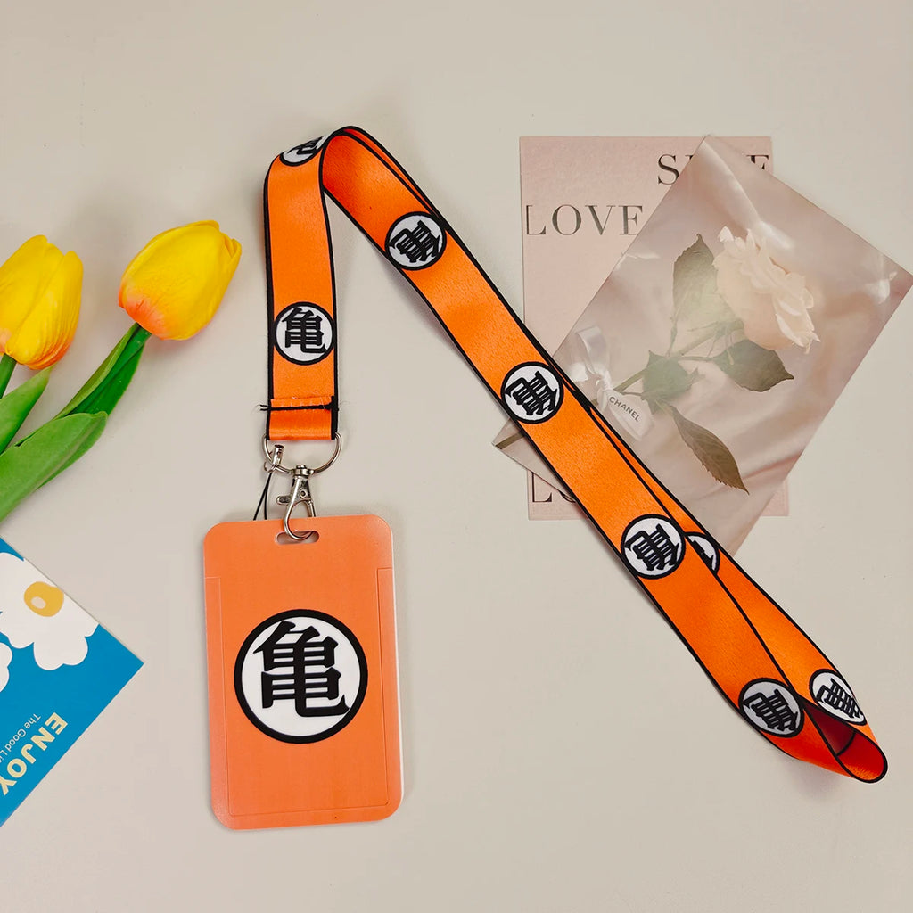 Dragon Ball Credential Holder Japanese Anime Lanyards for Key Neck Strap For Card Badge Gym Keychain Keyring Accessories Gifts