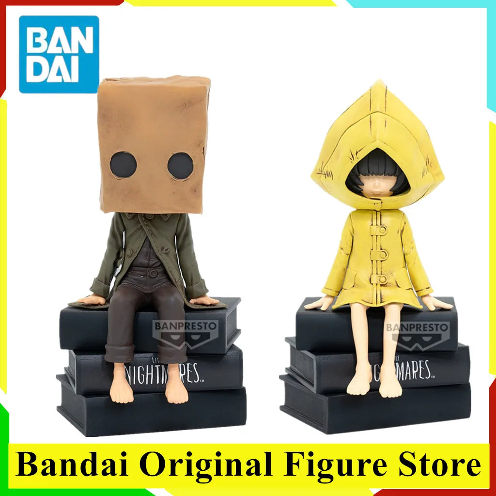 Original BANDAI Nome Six ALONE Low Anime LITTLE NIGHTMARES MONITOR TOP FIGURE vol.1 Action Figure Toys PVC Model Collection